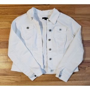 White denim jacket